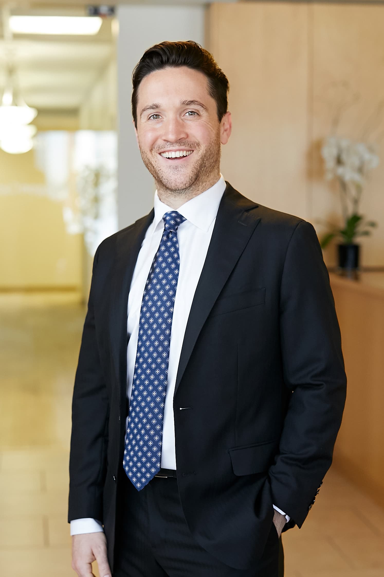 Mike Cashion in a suit