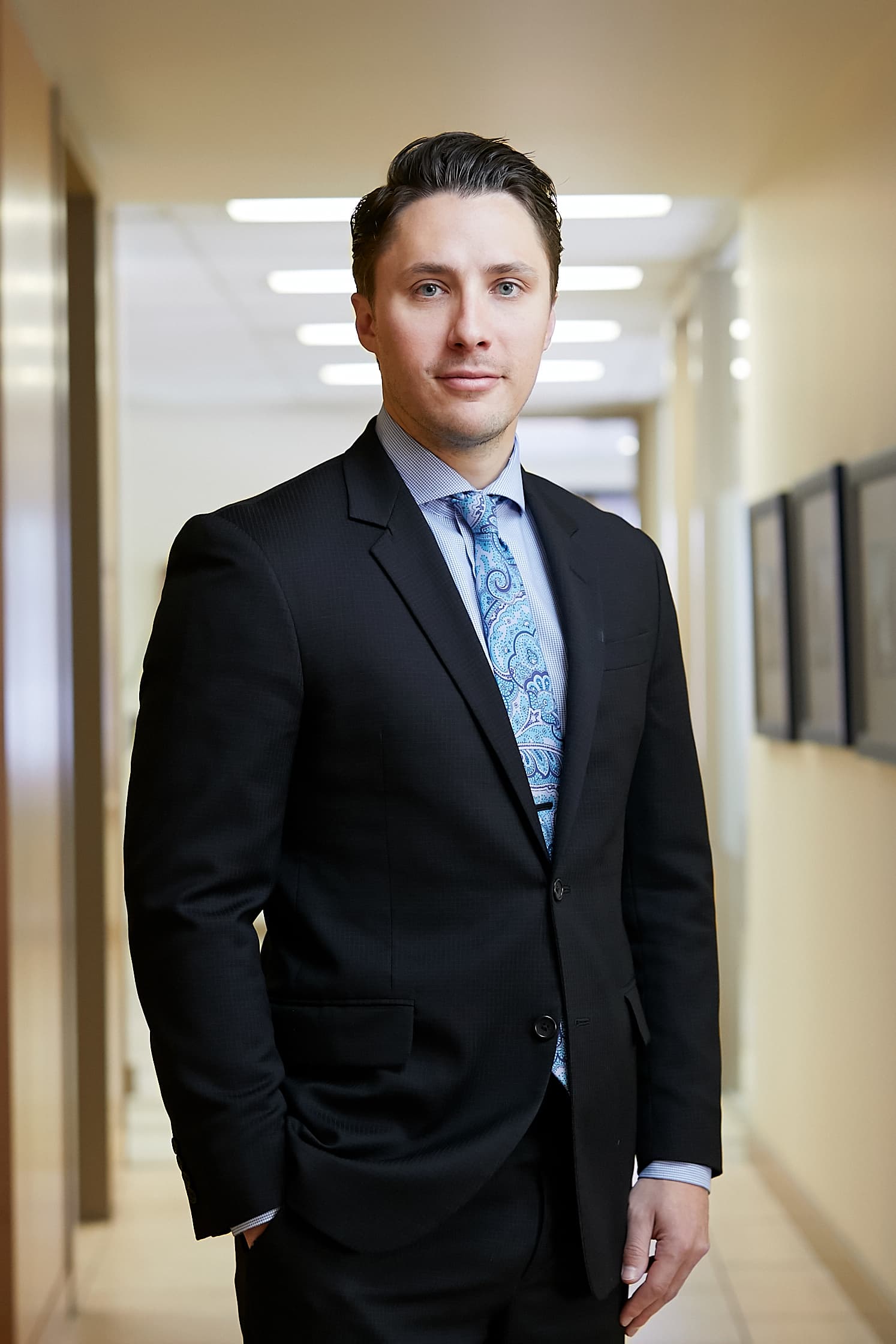 Nick Barton in a suit